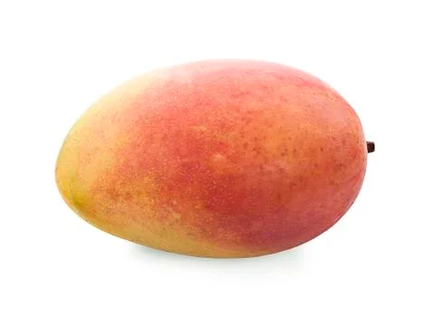 Mangos on white background Stock Photos