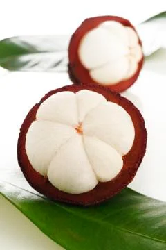 Mangosteen fruit Stock Photos