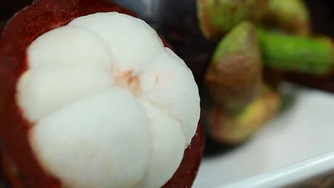 Mangosteens Vídeo Stock 123082272
