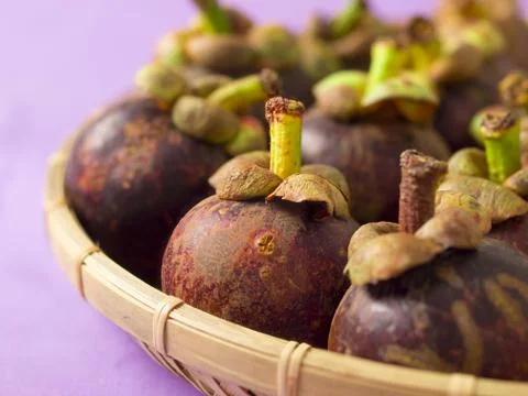 Mangosteens Stock Photos