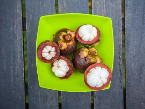Mangosteens Stock Photos