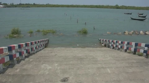 Mangrove river at high tide 스톡 동영상 333082979
