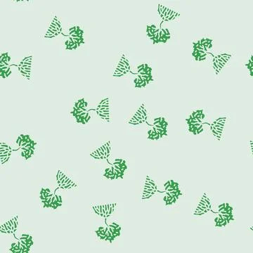 Mangrove tree glyph seamless pattern Stock Illustration