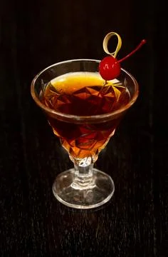 Manhatan drink. Foto stock