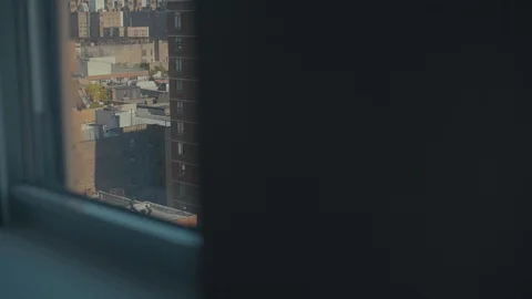 Manhatta view from window Stock Footage 120531383
