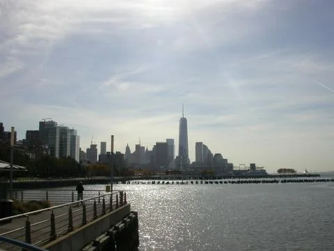 Manhattan afar Stock Photos