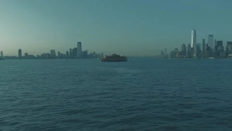 MANHATTAN AND FERRY Stock Footage 238770004