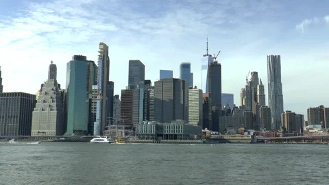 Manhattan Architecture Stock Footage 124475841