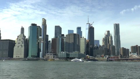 Manhattan Architecture Stock Footage 124477189