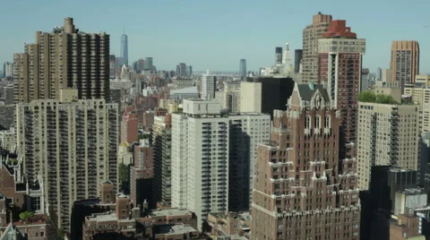Manhattan architecture in NYC 库存影片 56050218