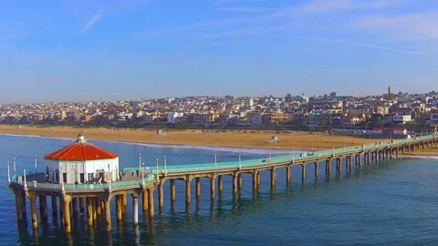 Manhattan Beach Video stock 208818725