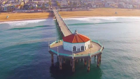 Manhattan Beach Video stock 208869656