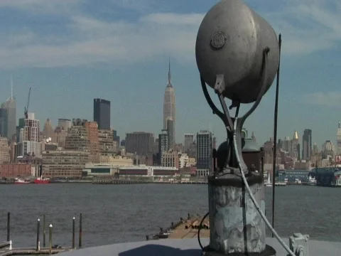 Manhattan Boat View 02 Stock Footage