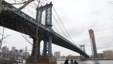 Manhattan Bridge 1 Stock Footage 84472384