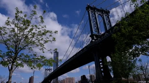 Manhattan Bridge Stock Footage 168252059