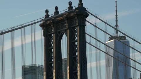 Manhattan Bridge 스톡 동영상 228328917