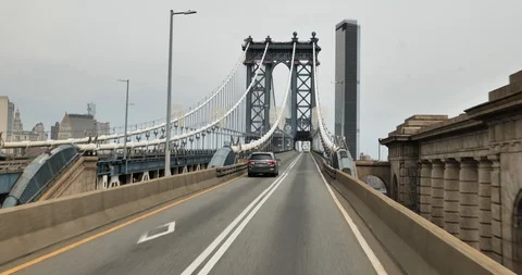 Manhattan Bridge Great Stock Footage 129529436