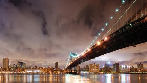 Manhattan bridge Foto stock