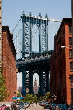 Manhattan bridge Stock Photos