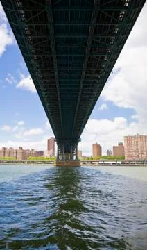 Manhattan bridge Stock Photos