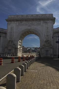 Manhattan bridge Foto stock