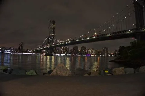 Manhattan bridge Stock Photos