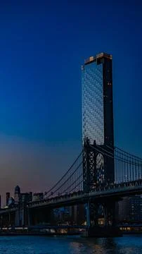 Manhattan bridge Stock Photos