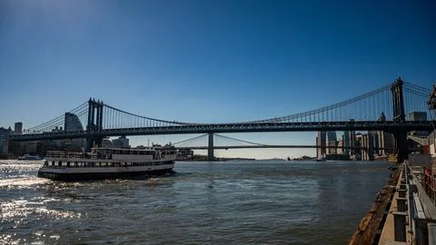 Manhattan bridge Stock Photos