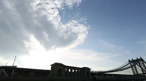 Manhattan Bridge Time Lapse 0 PRO RES 스톡 동영상 37733795
