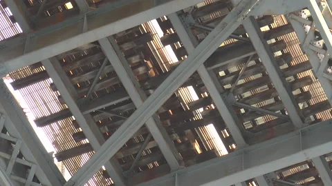 Manhattan Bridge Train Stock Footage 137402487
