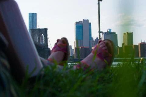 Manhattan From Brooklyn Stock Photos