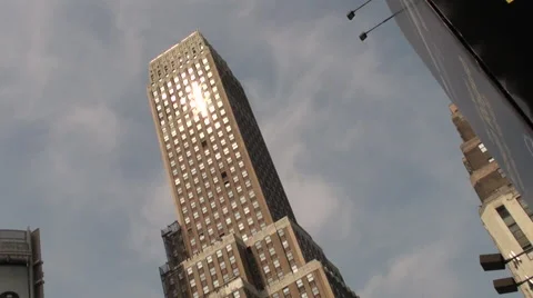 Manhattan Buildings 스톡 동영상 46489245