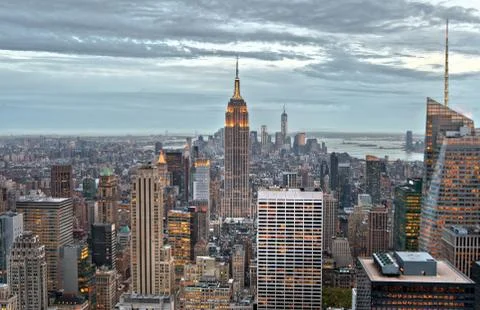 Manhattan buildings, New York City, USA Stock Photos
