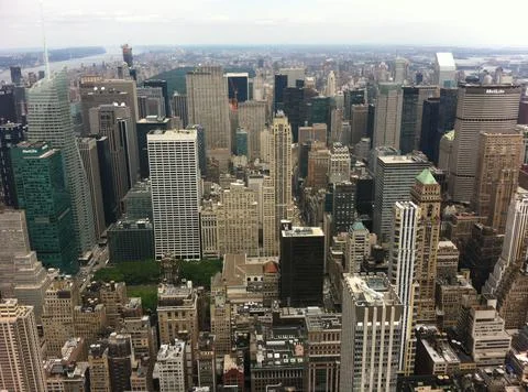 Manhattan Cityscape Stock Photos