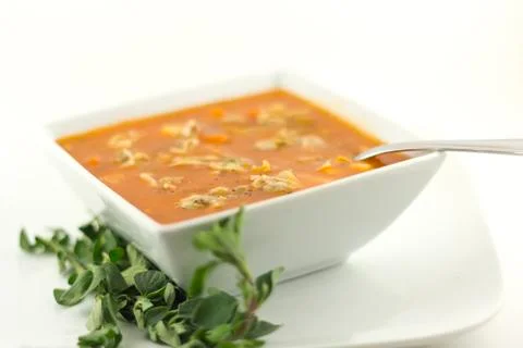 Manhattan clam chowder Stock Photos