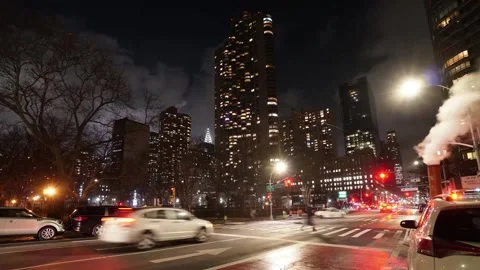 Manhattan East Side timelapse Stock Footage 234544127