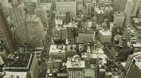 Manhattan efecto Stock Footage 10884607