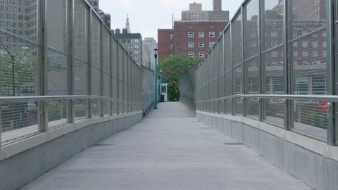 Manhattan highway walkway Stock Footage 108715089