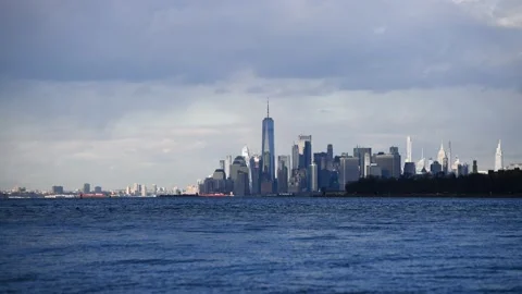 Manhattan Island Stock Footage 148064072