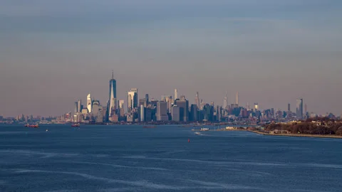 Manhattan Island Timelapse Stock Footage 145762277