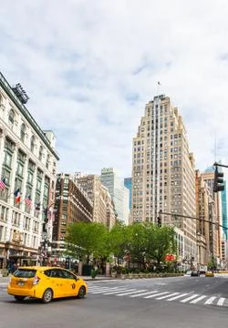 Manhattan modern architecture Stock Photos