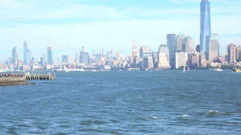Manhattan of New York city. Stock Footage 98832053