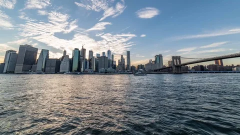 Manhattan in New York Stock Footage 101321970