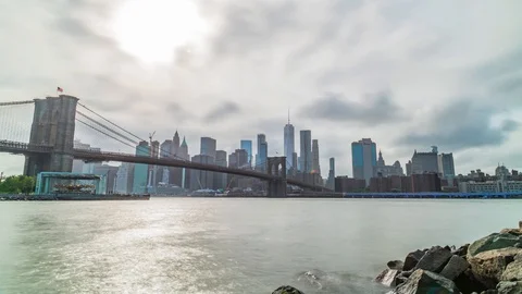 Manhattan in New York Stock Footage 101323754
