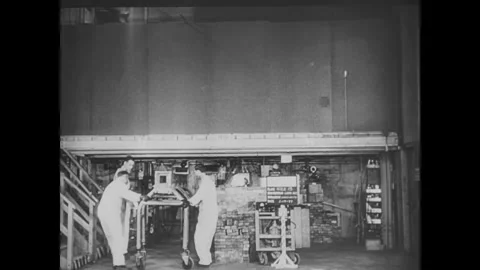Manhattan project. Development of nuclear weapons Stock Footage 296069459