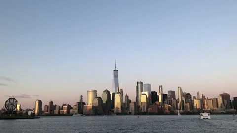 Manhattan from river may 18 2022-2 Stock-Footage 218079907