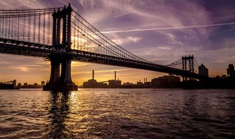 Manhattan River Walk Stock Photos