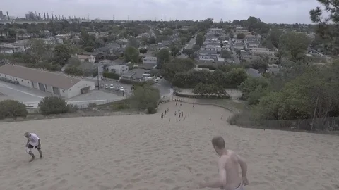 Manhattan Sand Dune run down Video stock 81457016