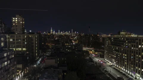 Manhattan shot from Dumbo, Brooklyn, Super Wide, Push In, 4k Timelapse  Stock Footage 130926845