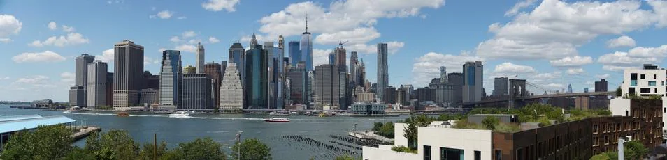 Manhattan Skyline 2019 Stock Photos